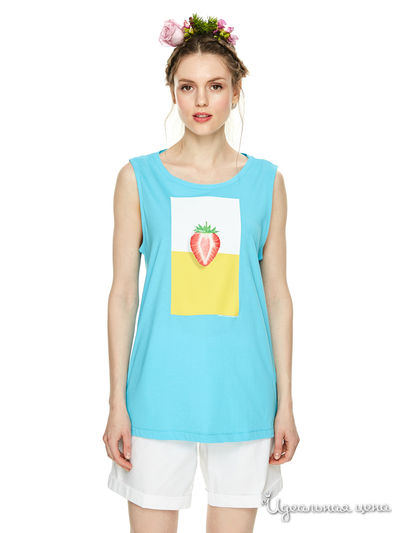 Майка United Colors Of Benetton, цвет бирюзовый