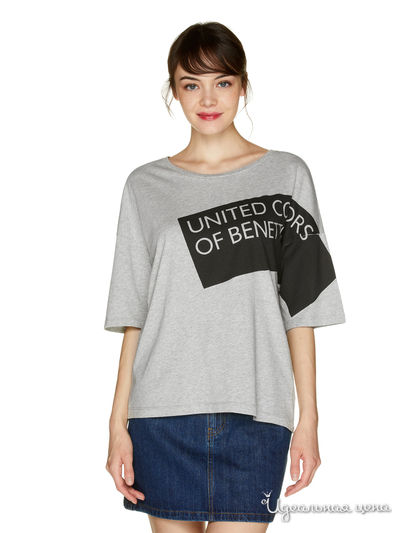 Футболка United Colors Of Benetton, цвет серый