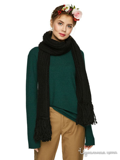 Шарф United Colors Of Benetton, цвет черный