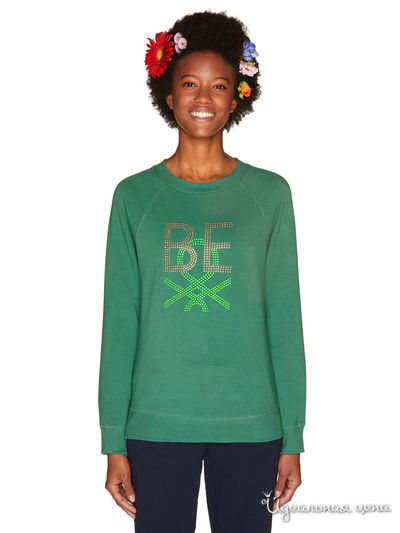 Свитшот United Colors Of Benetton, цвет зеленый