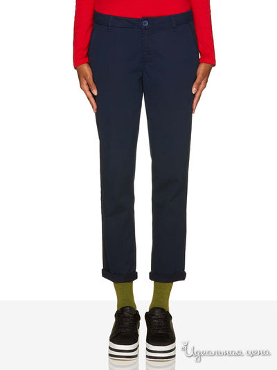 Брюки United Colors Of Benetton, цвет темно-синий