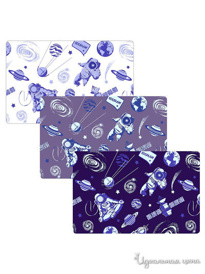 Разделочная доска, подставка под горячее SPACE, 18х28 см Мультидом, цвет в ассортименте