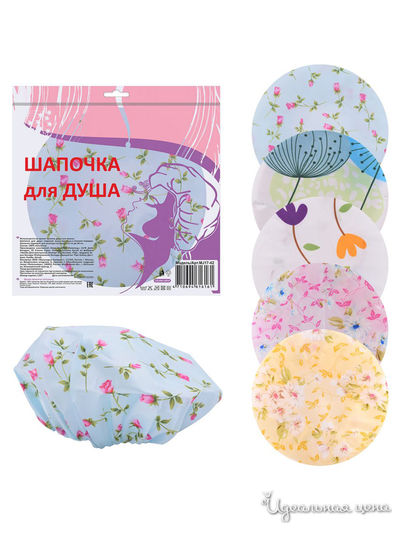 Шапочка для душа Мультидом, цвет в ассортименте