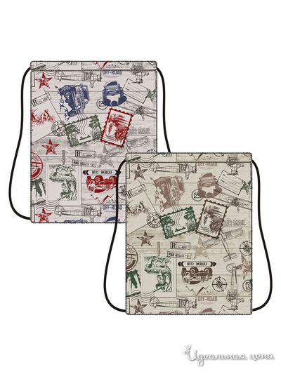 Сумка-рюкзак Хэппи Мэн, 46х44 см Мультидом, цвет в ассортименте