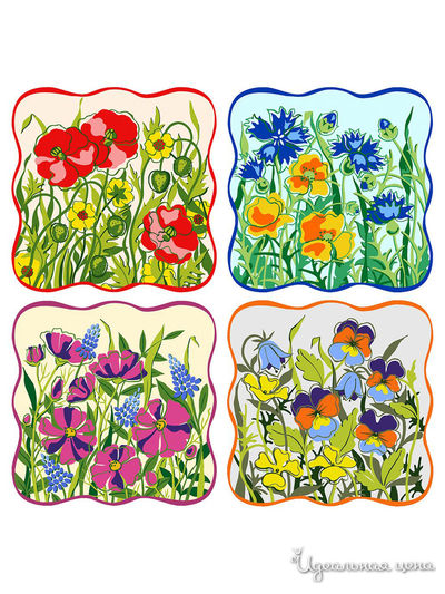 Салфетка Калифорния, 31*31 см Мультидом, цвет в ассортименте