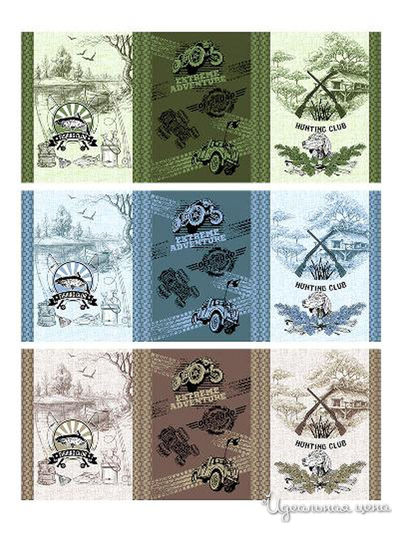 Полотенце Мужской клуб, 46х60 см Мультидом, цвет в ассортименте