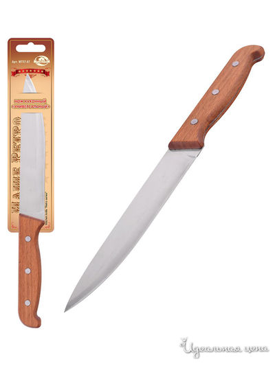 Нож кухонный НАШЕ Ретро - Универсальный, длина лезвия 16,5 см Мультидом, цвет в ассортименте