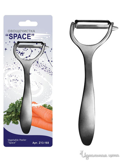 Овощечистка SPACE Мультидом, цвет в ассортименте