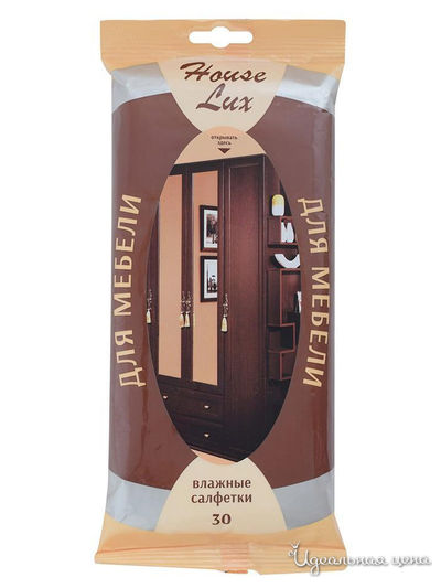 Салфетки влажные для кухни House Lux №30 Мультидом, цвет в ассортименте