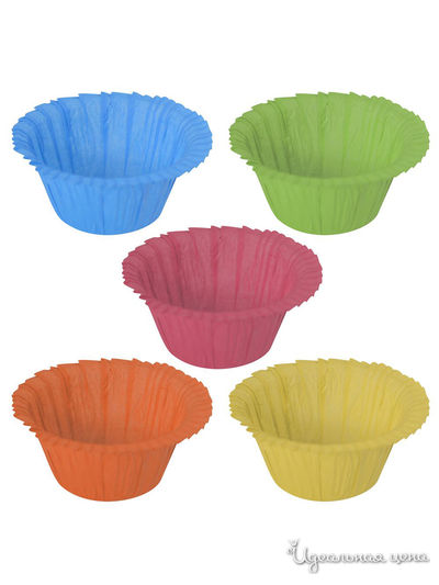 Форма бумажная для выпечки Мини-маффин, 25 шт. Мультидом, цвет в ассортименте