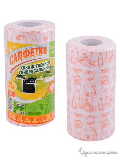 Салфетки cухие универсальные COLOR House Lux №100 Мультидом, цвет в ассортименте