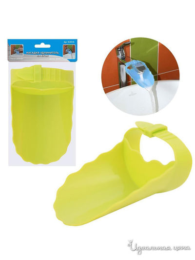 Насадка-удлинитель на кран, длина 10 см Мультидом, цвет в ассортименте