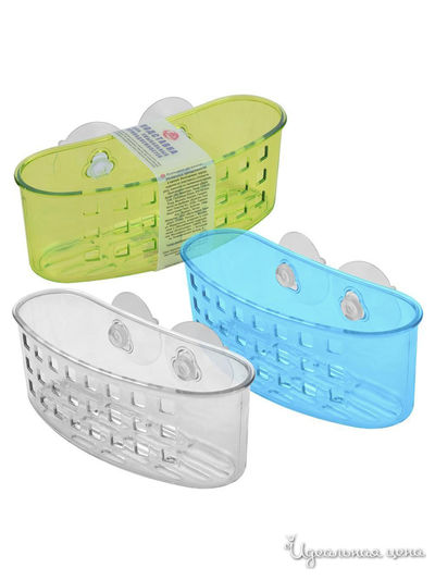 Подставка для умывальных принадлежностей Мультидом, цвет в ассортименте