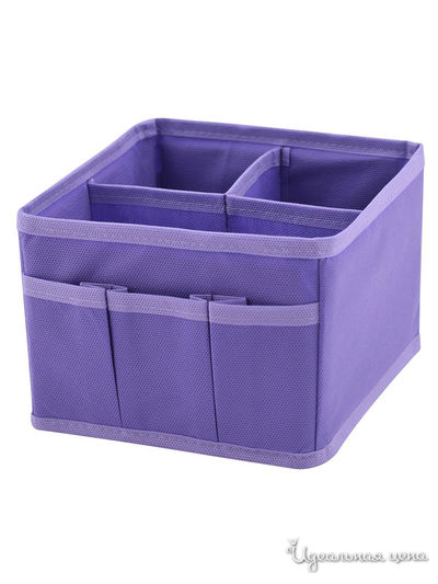 Органайзер для хранения вещей (косметики), 15*15*12 см Мультидом, цвет в ассортименте