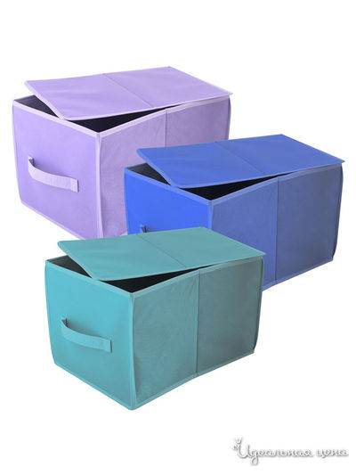 Кофр для хранения вещей и новогодних украшений,  29*40*24 см Мультидом, цвет в ассортименте