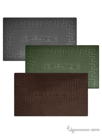 Коврик для прихожей Welcome, 60*39 см Мультидом, цвет в ассортименте