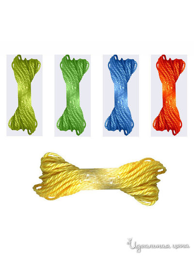 Шнур витой, 20 м Мультидом, цвет в ассортименте