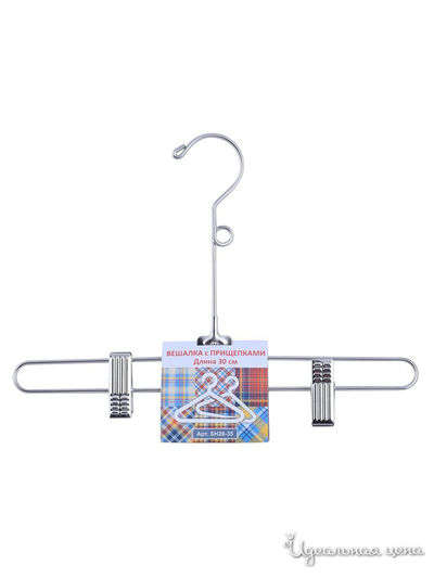 Вешалка с прищепками, 30 см Мультидом, цвет в ассортименте