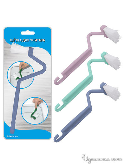 Щетка для унитаза Пастель Мультидом, цвет в ассортименте