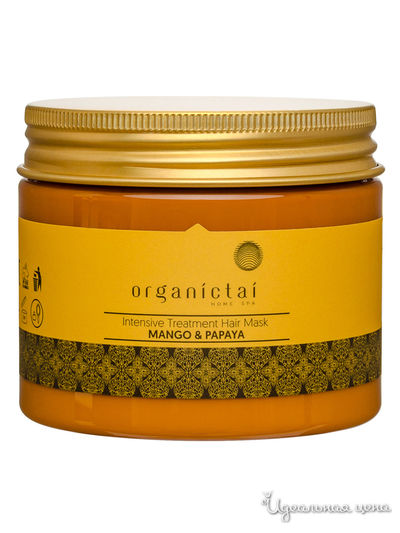 Маска восстанавливающая для волос МАНГО И ПАПАЙЯ, 150 мл, OrganicTai
