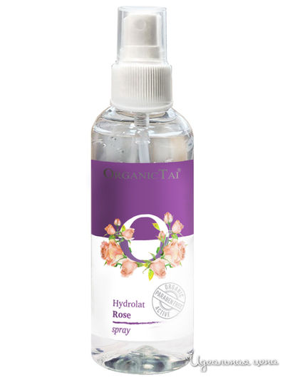 Гидролат Розы (спрей), 100 мл, OrganicTai