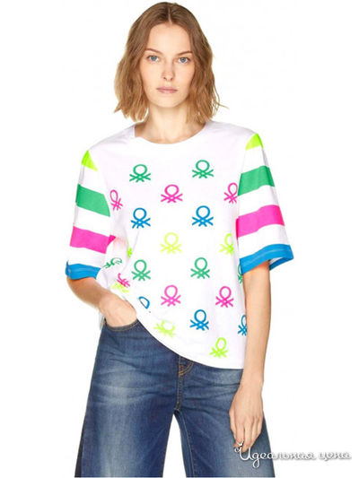 Футболка United Colors Of Benetton, цвет мультиколор