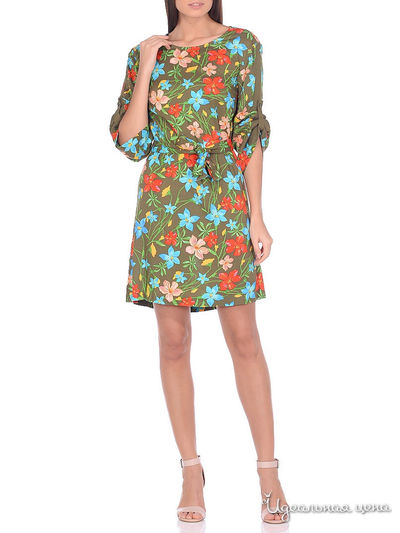 Платье United Colors Of Benetton, цвет мультиколор