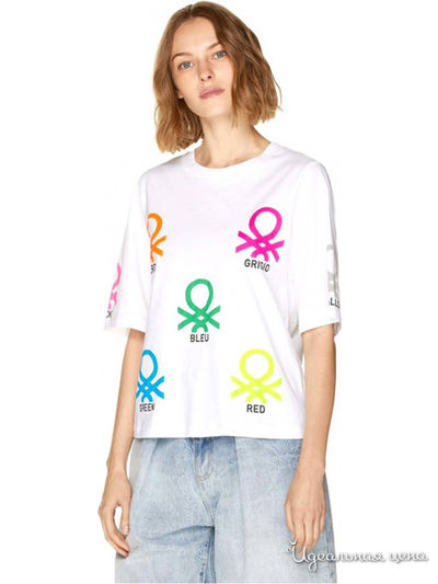 Футболка United Colors Of Benetton, цвет белый