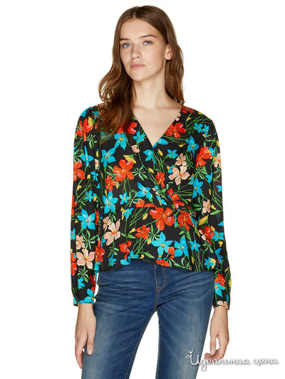 Блуза United Colors Of Benetton, цвет мультиколор