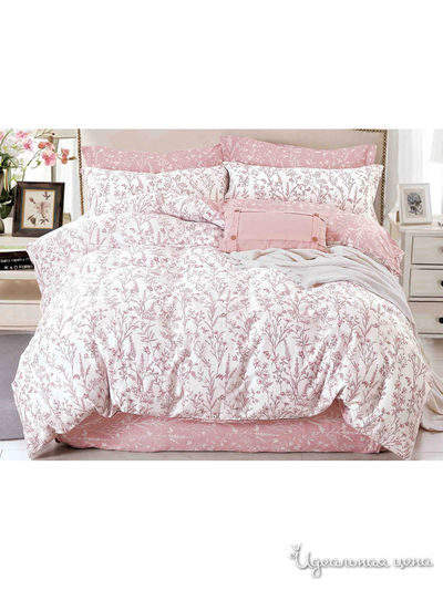 Комплект постельного белья, Евро Primavelle, цвет розовый