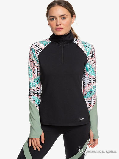 Лонгслив Roxy, цвет мультиколор