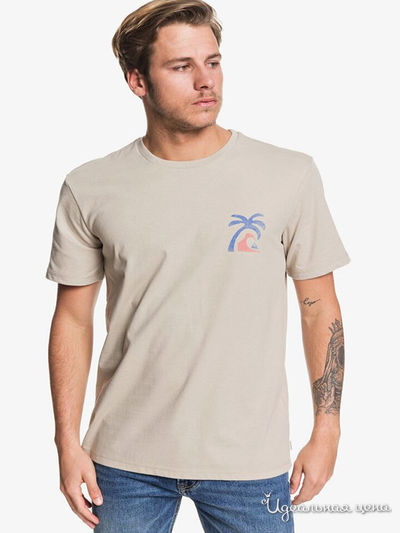 Футболка Quiksilver, цвет серый