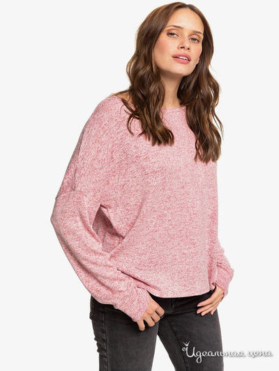 Лонгслив Roxy, цвет розовый