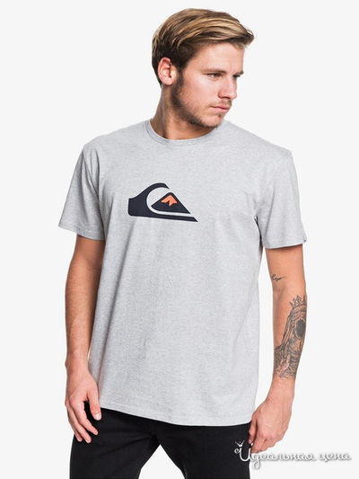 Футболка Quiksilver, цвет серый