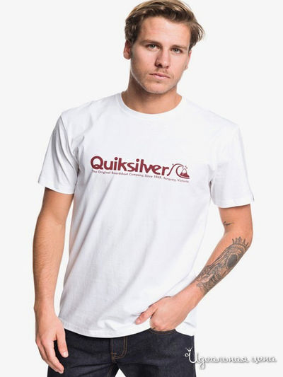 Футболка Quiksilver, цвет белый