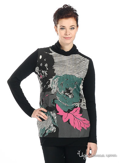 Водолазка Steinberg, цвет цвет черный / мультиколор