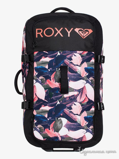 Чемодан Roxy, цвет черный, оранжевый