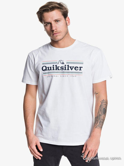 Футболка Quiksilver, цвет белый