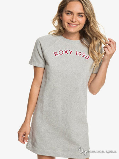 Платье Roxy, цвет серый