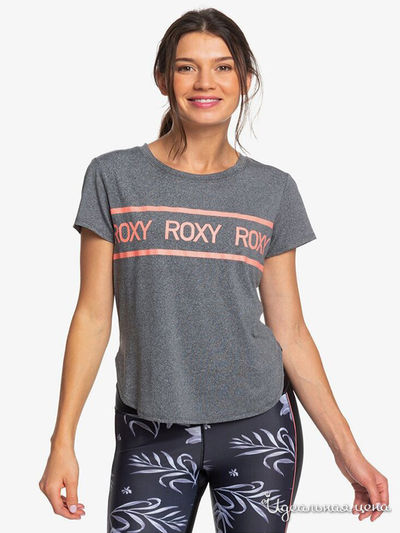 Футболка Roxy, цвет серый