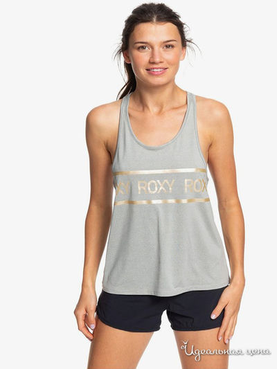 Майка Roxy, цвет серый