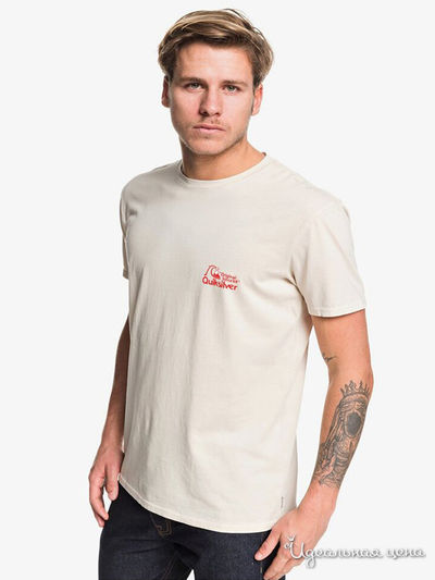 Футболка Quiksilver, цвет бежевый