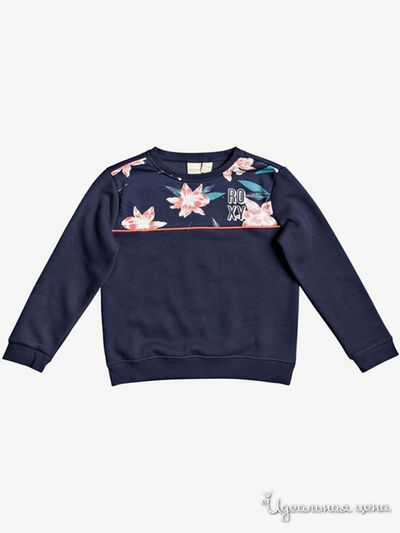 Свитшот Roxy, цвет синий, белый