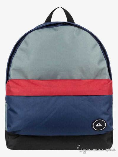 Рюкзак Quiksilver, цвет синий, серый, красный