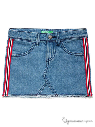 Юбка United Colors Of Benetton, цвет голубой