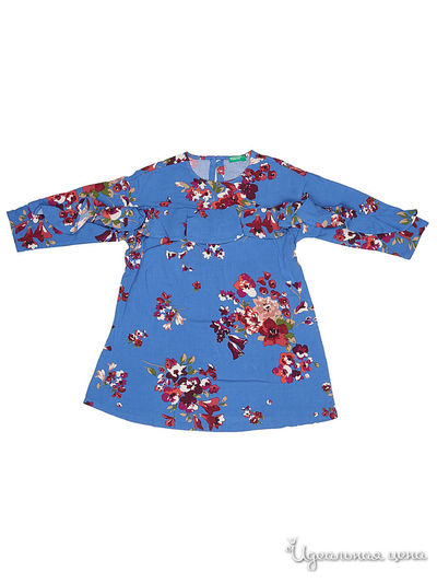 Платье United Colors Of Benetton, цвет голубой