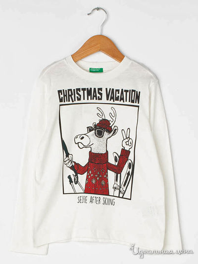 Лонгслив United Colors Of Benetton, цвет светло-серый