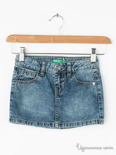 Юбка United Colors Of Benetton, цвет голубой