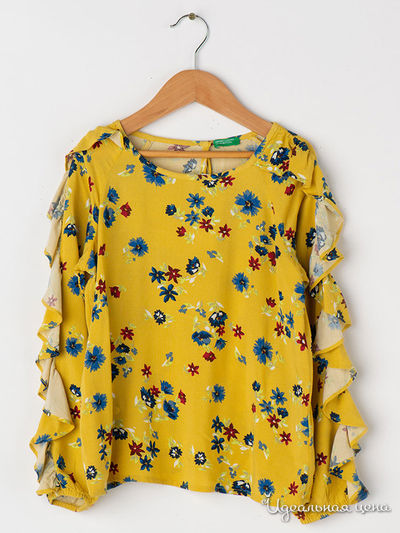 Блуза United Colors Of Benetton, цвет желтый