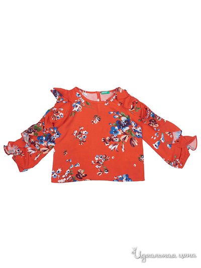 Блуза United Colors Of Benetton, цвет оранжевый